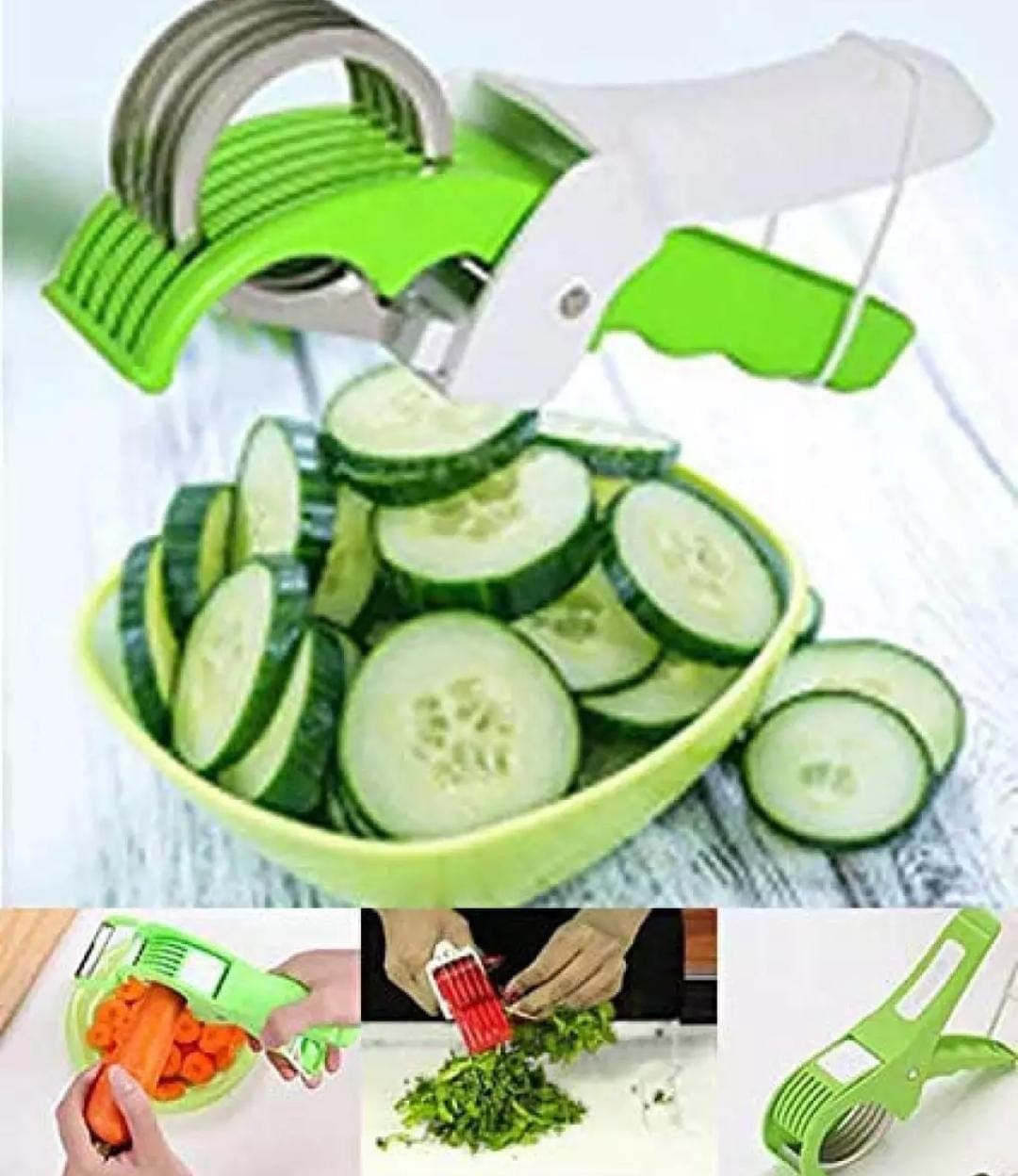 5-Blade Vegetable & Fruit Chopper detail view for online shoppers in Pakistan