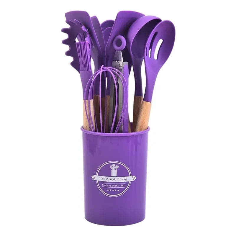 12-Piece Silicone Kitchen Utensil Set product photo — SimpleCartStore