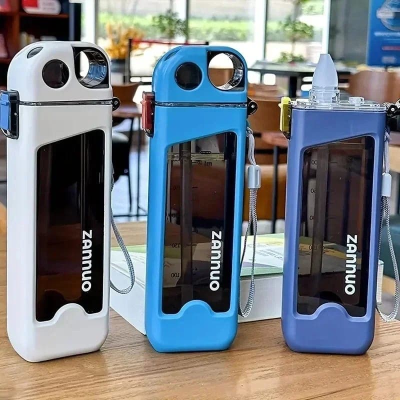 350ml Water Bottle with Straw detail view for online shoppers in Pakistan