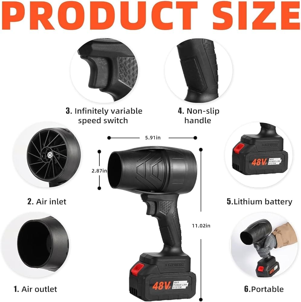 21V Portable Turbo Jet Blower product photo — SimpleCartStore