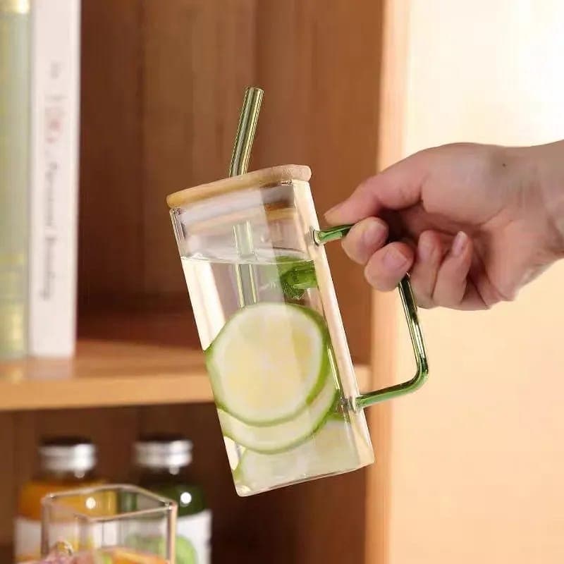 Colorful Mason Glass Mug — order online with COD in Pakistan
