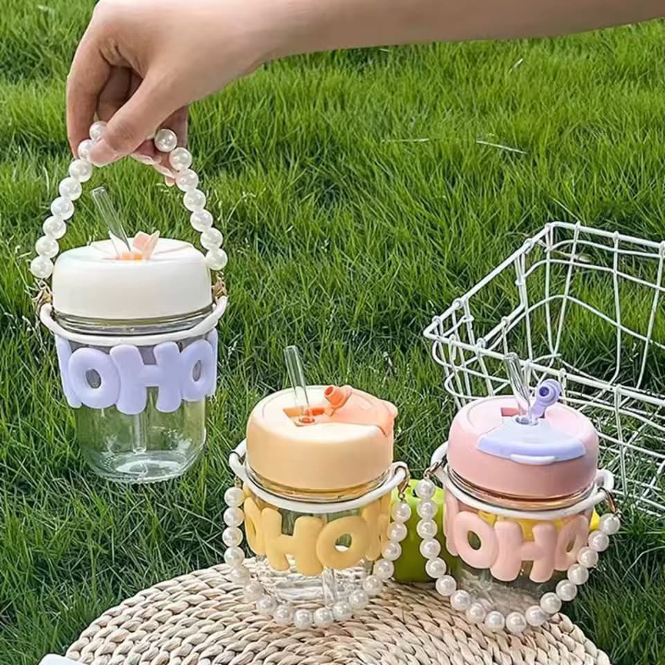 Pearl Chain Glass Tumbler product photo — SimpleCartStore
