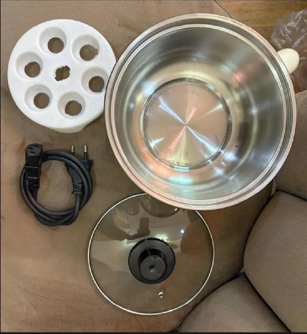 Multifunction Kettle & Egg Boiler detail view for online shoppers in Pakistan