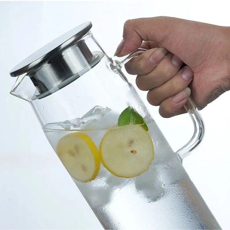 Borosilicate Steel-Lid Juice Jug — order online with COD in Pakistan