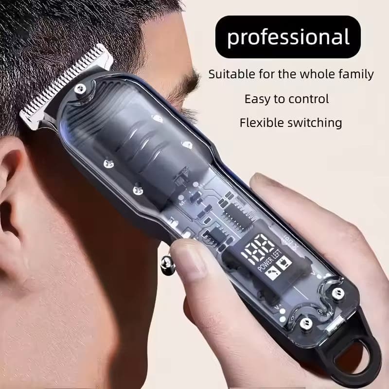 Rechargeable Men Hair & Beard Trimmer detail view for online shoppers in Pakistan