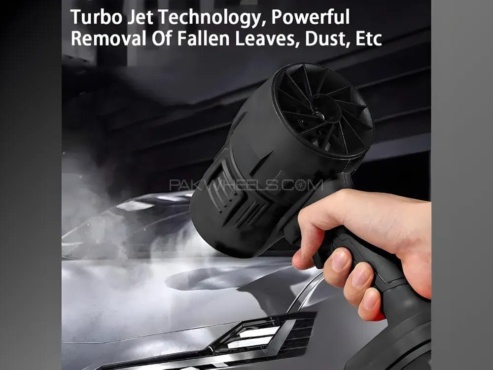 21V Portable Turbo Jet Blower detail view for online shoppers in Pakistan
