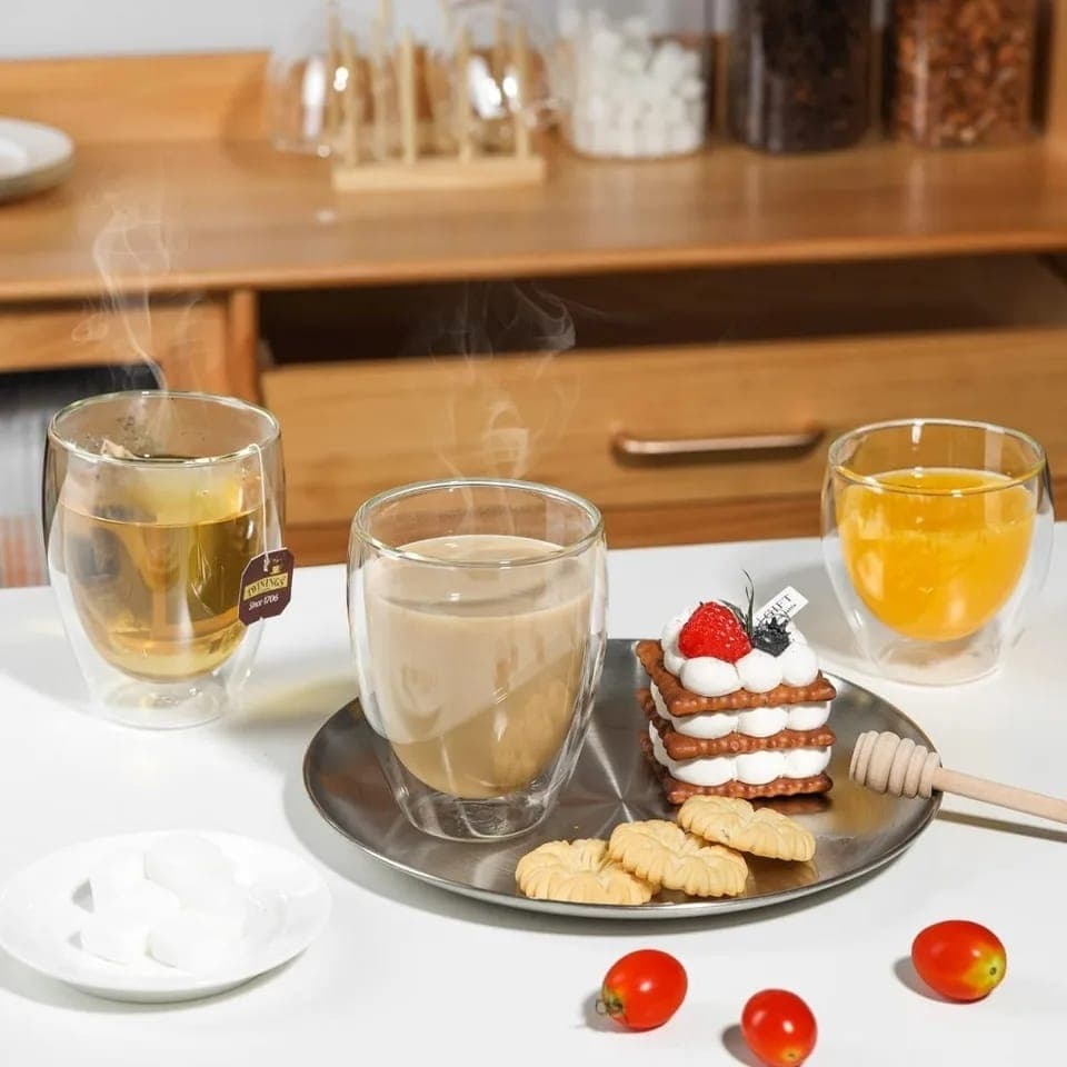 350ml Double-Wall Borosilicate Mug detail view for online shoppers in Pakistan
