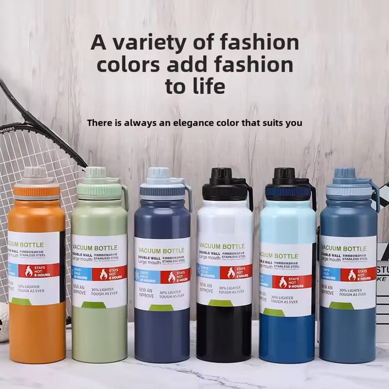 800ml Vacuum Insulated Steel Bottle detail view for online shoppers in Pakistan