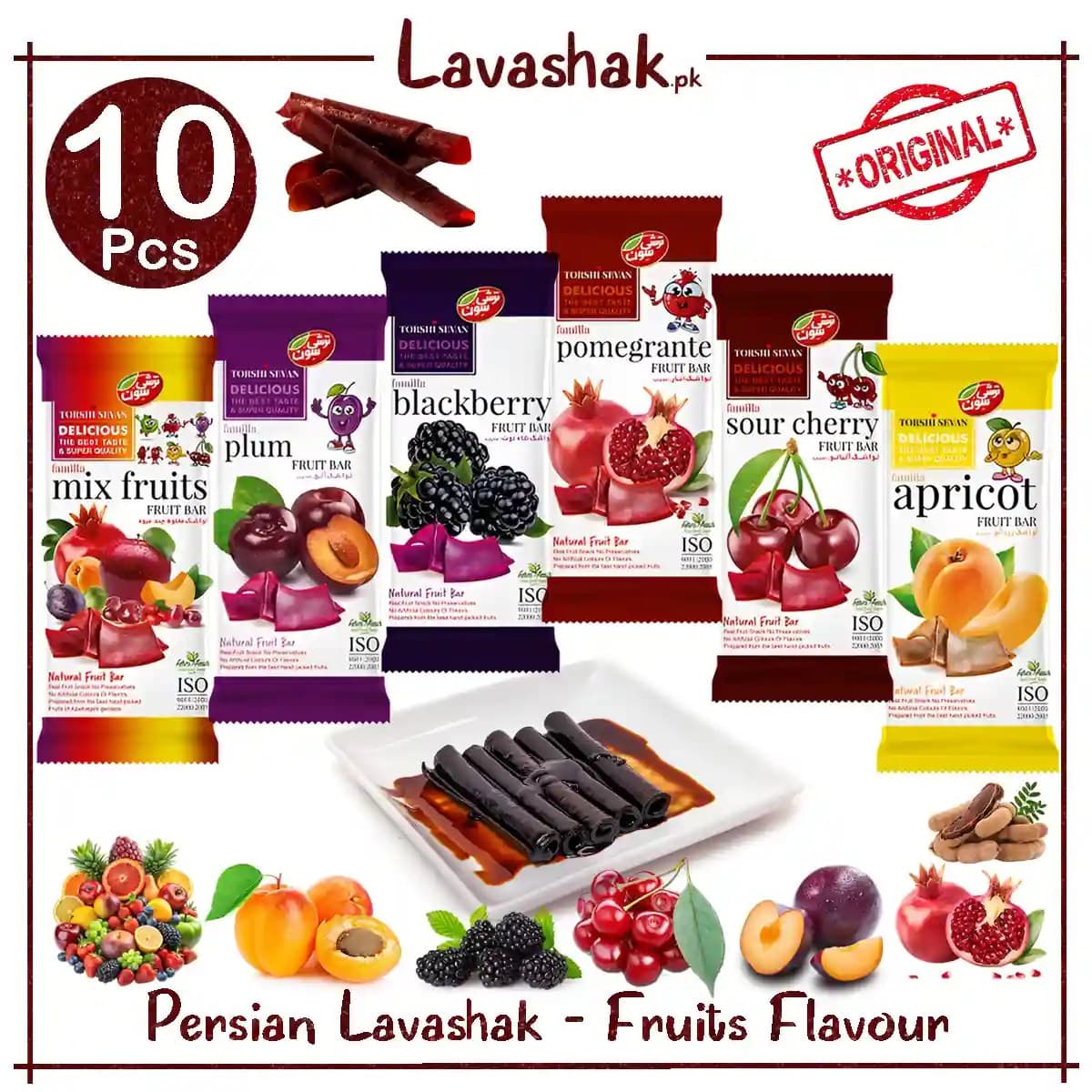 Fruit Leather Sheet Roll (6 Pack) detail view for online shoppers in Pakistan