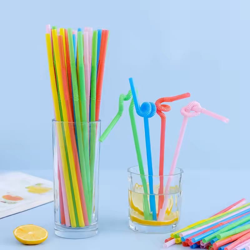 Reusable Colorful Plastic Straws product photo — SimpleCartStore