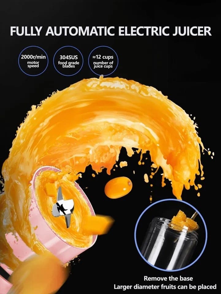 Portable and Electric Blender Bottle Juicer for detail view for online shoppers in Pakistan