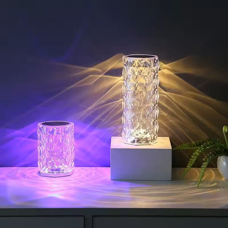RGB Crystal Diamond Table Lamp product photo — SimpleCartStore