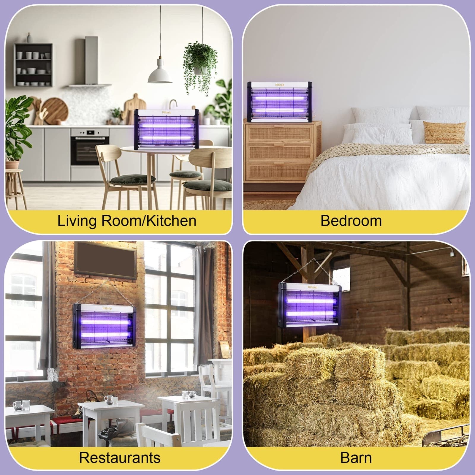 8W–12W LED Mosquito Killer Lamp detail view for online shoppers in Pakistan