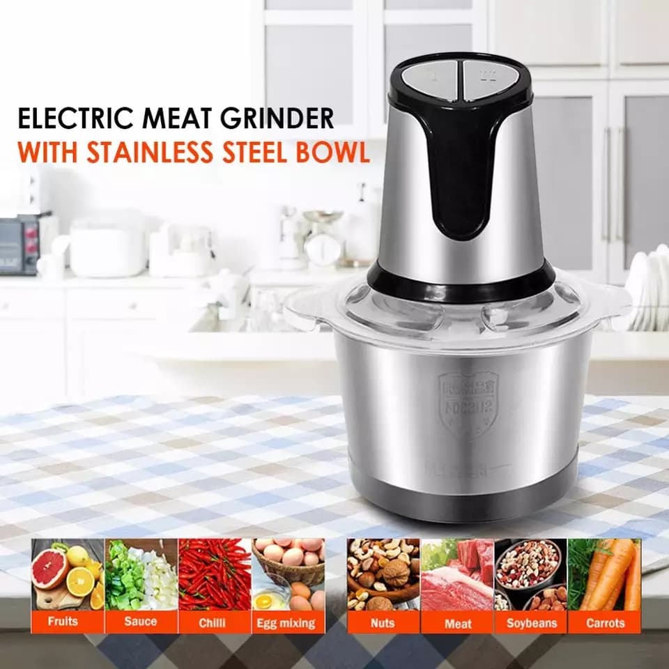 Electric Meat Grinder & Processor detail view for online shoppers in Pakistan