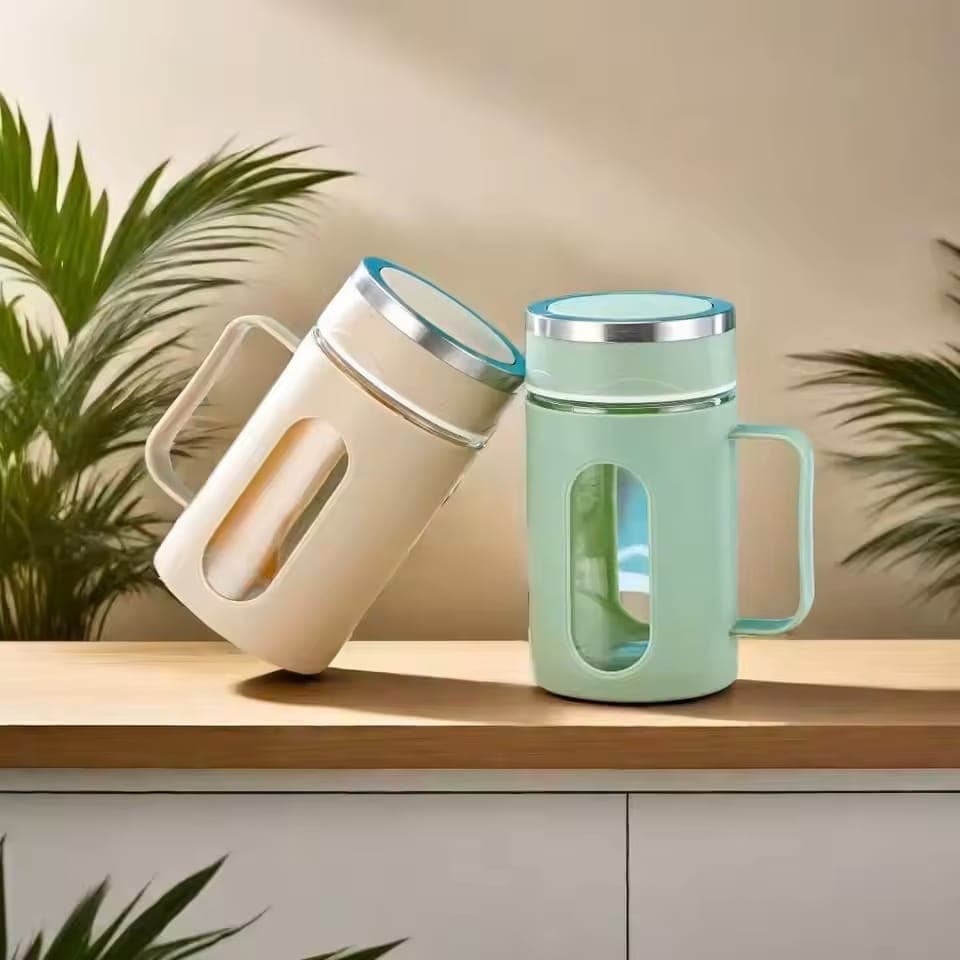 500ml Double-Wall Office Glass Cup product photo — SimpleCartStore