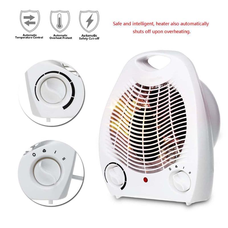 Electric Portable 2 Speed Fan Heater With — buy online in Pakistan at SimpleCartStore