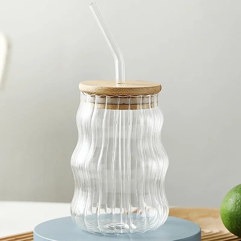 500ml Heat-Resistant Glass Tumbler detail view for online shoppers in Pakistan