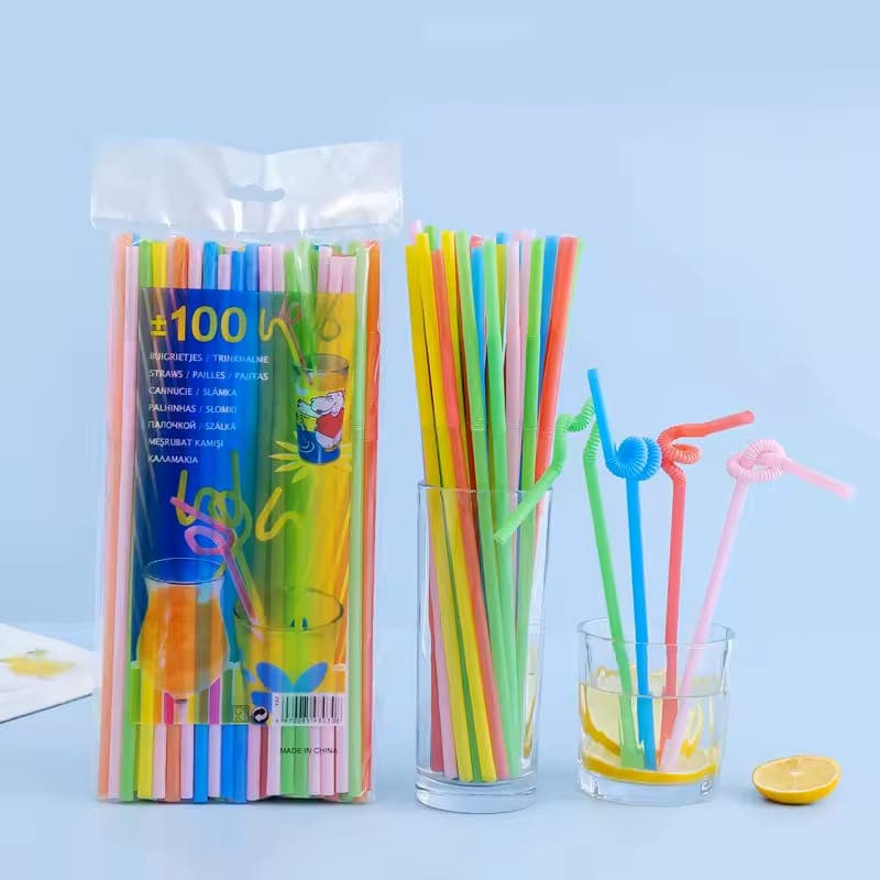 Reusable Colorful Plastic Straws — buy online in Pakistan at SimpleCartStore