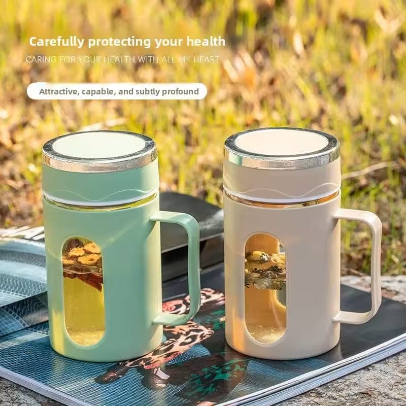 500ml Double-Wall Office Glass Cup — buy online in Pakistan at SimpleCartStore